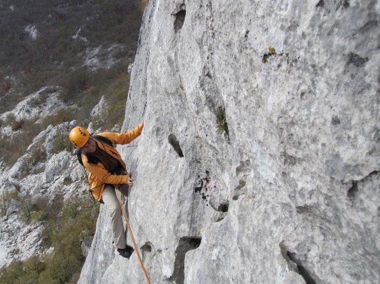 rock climbing in Paklenica Croatia