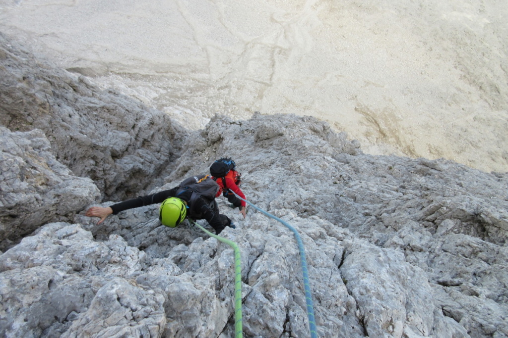 Catinaccio Rosengarten climbing