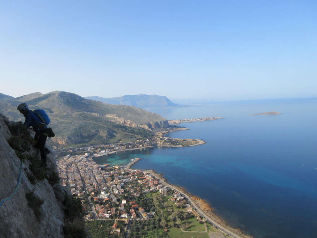 Free climbing Sicily