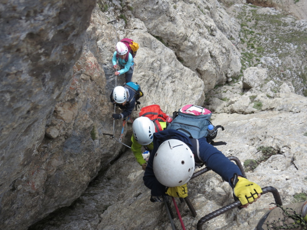 ferrata col rodella passo sella