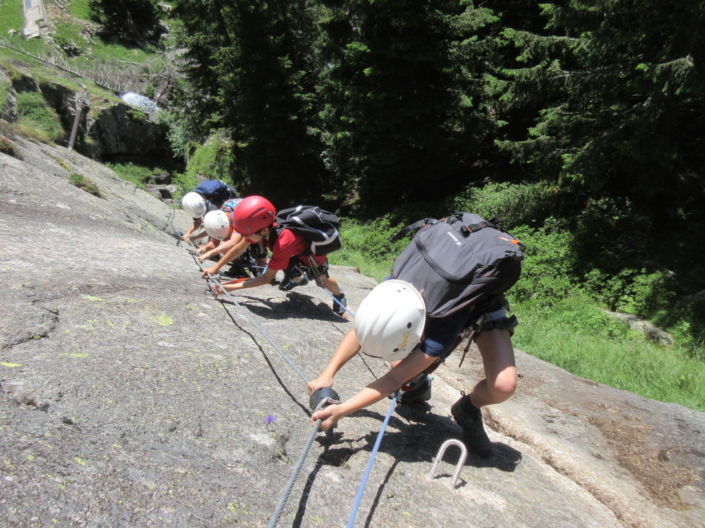 ferrata Merano Parcines nel gruppo del Tessa