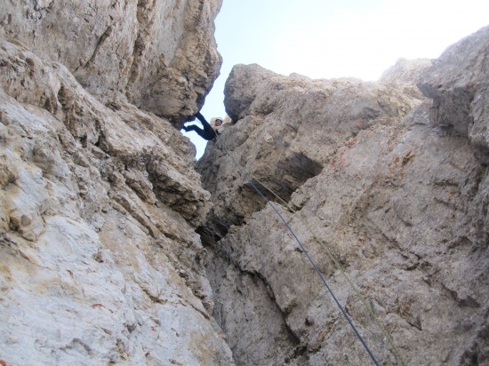 Kletterroute-Delagokante-Rosengarten