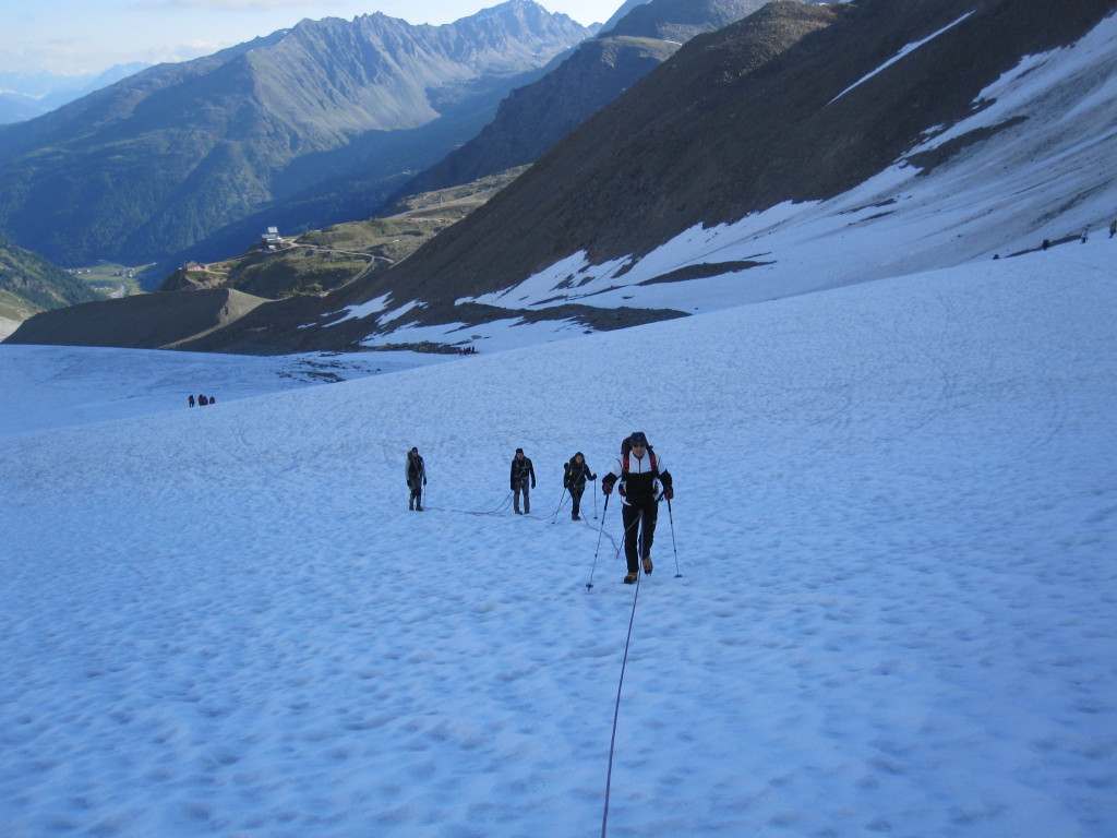 CEVEDALE 3770 m - ein beliebtes Gletschertouren - Ziel