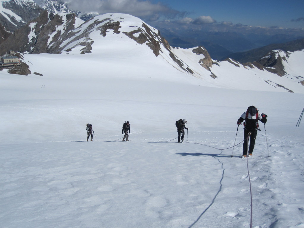 CEVEDALE 3770 m - ein beliebtes Gletschertouren - Ziel