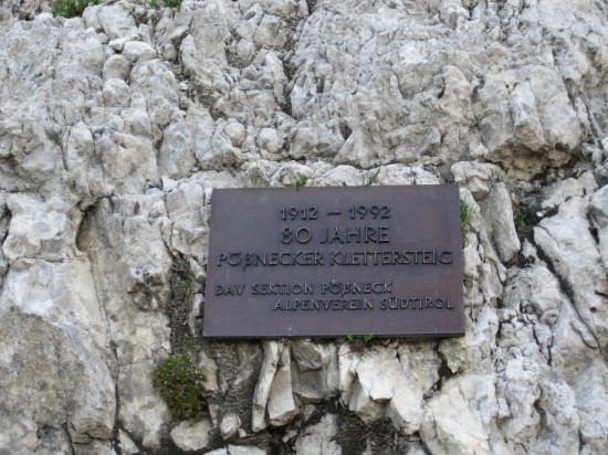 Klettersteig Poessnecker-Dolomiten-Sellagruppe-groeden