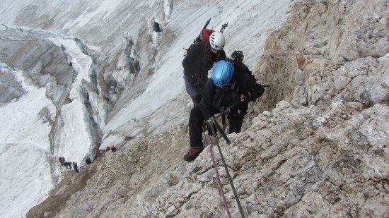 the highest peak Dolomites: Marmolada