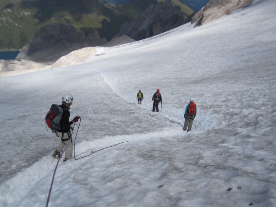 MARMOLADA - Ghiacciaio - via normale - 3343 m