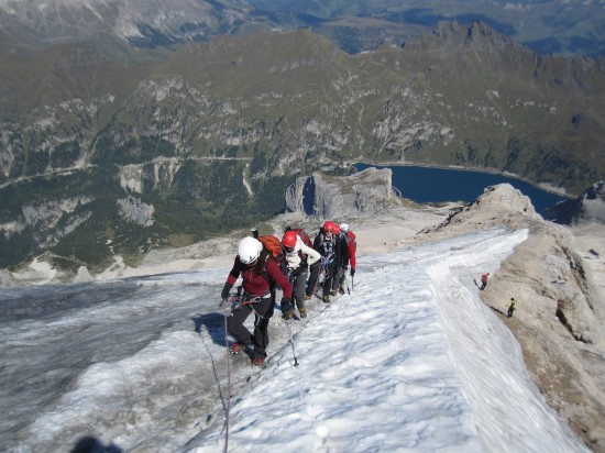 MARMOLADA 3343 m - Aufstieg über den Normalweg