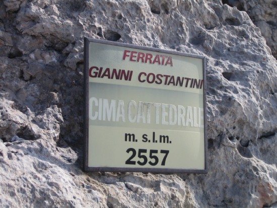 Klettersteig Moiazza Gianni Costantini