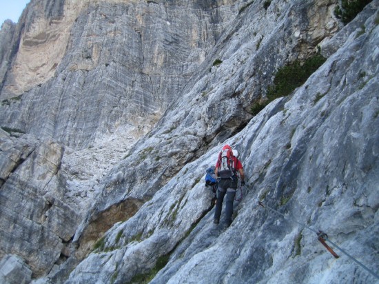 Klettersteig Gianni Costantini Moiazza Dolomiten