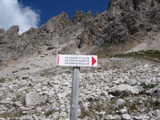 FERRATA PICCOLA CIR - PASSO GARDENA - Dolomiti