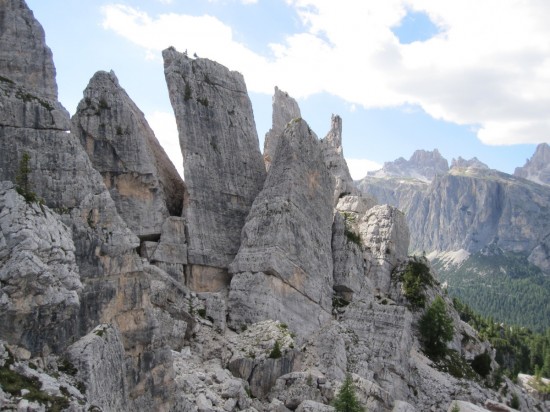 cinque Torri arrampicata classica sportiva