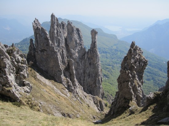 ARRAMPICARE NELLE GRIGNE: tra Lecco e il lago di Como