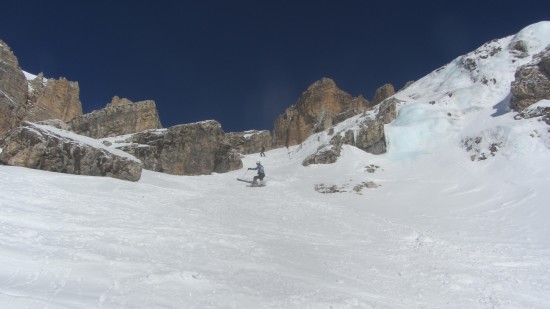 Fuoripista con la guida alpina in Dolomiti
