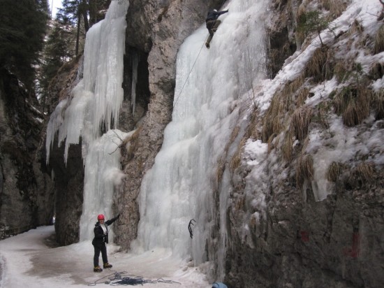 corso arrampicata al canyon di Sottoguda