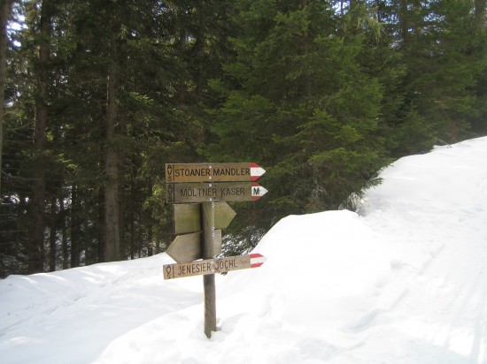 Schneeschuhwandern Sarner Alpen