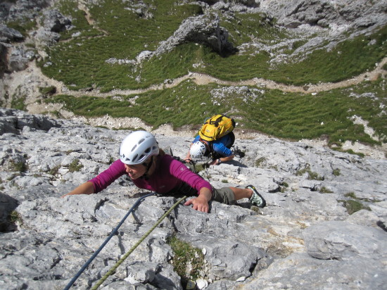 AUFBAUKURS KLETTERN - FALZAREGO - DOLOMITEN