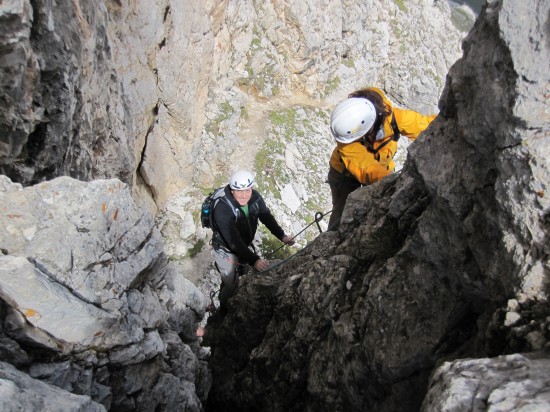 geführte Klettersteige Rosengarten