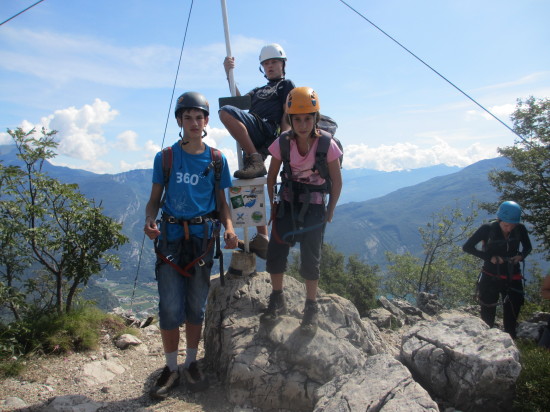 FERRATA SUSATTI - CIMA CAPI - LAGO DI GARDA