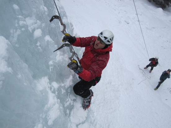 corso arrampicata cascate ghiaccio