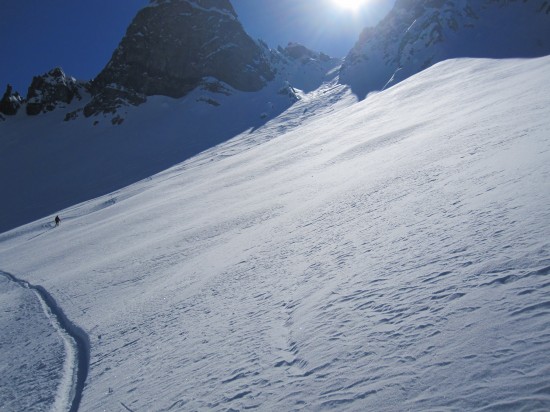 Freeriding in den Dolomiten