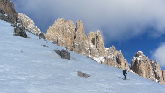 freeride offpiste Dolomites