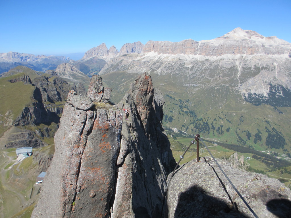 Klettersteig via ferrata delle Trincee