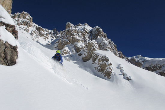 freeride offpiste Dolomites