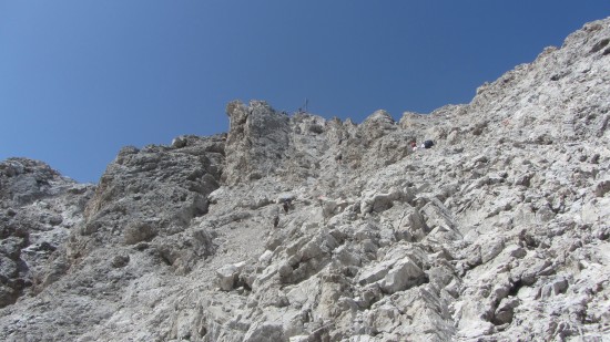 Gipfelkreuz-Sass Rigais-dolomiten