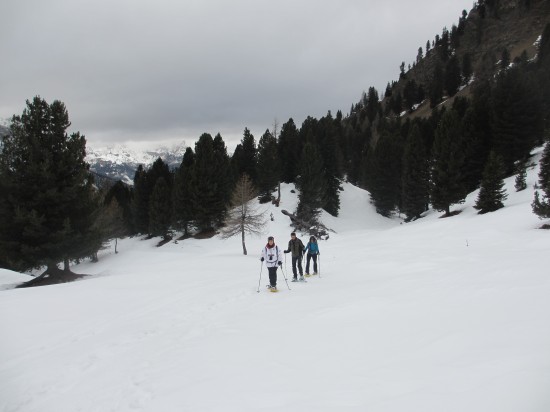 Schneeschuhwandern-Dolomiten-Fassatal