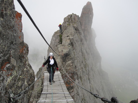 Klettersteig Bec de Mezdi-Dolomiten-Marmolada