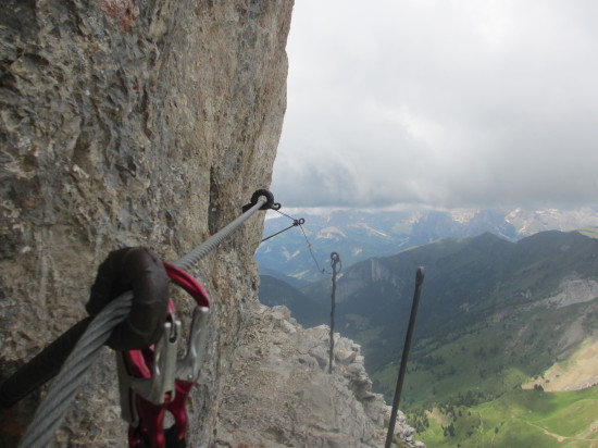 via Ferrata: COL OMBERT - FASSA VALLEY