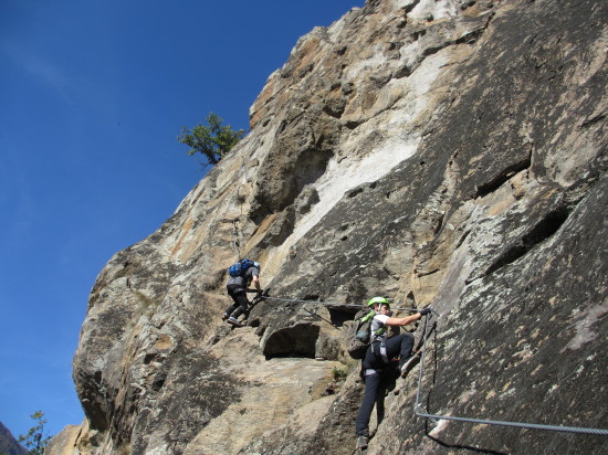 Klettersteig Meran-Naturns-Hoachwool