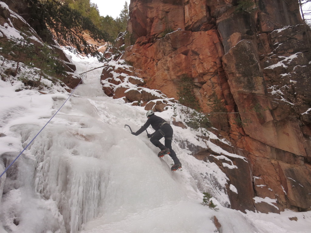 giornata introduttiva cascate arrampicata Bletterbach