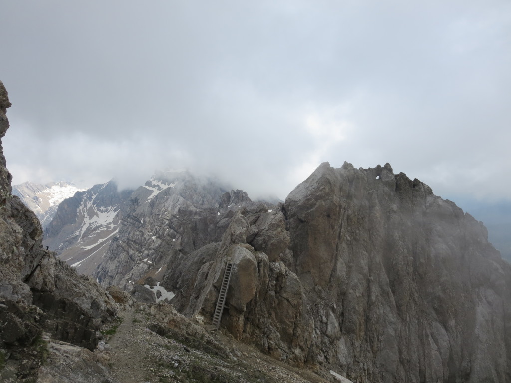 Ferrata Bepi Zac - the First World War trail - Passo Pellegrino 