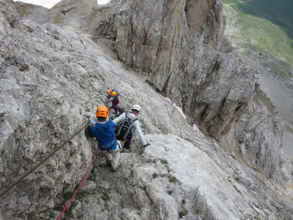 Ferrata Bepi Zac - Alta via attrezzata al passo San Pellegrino