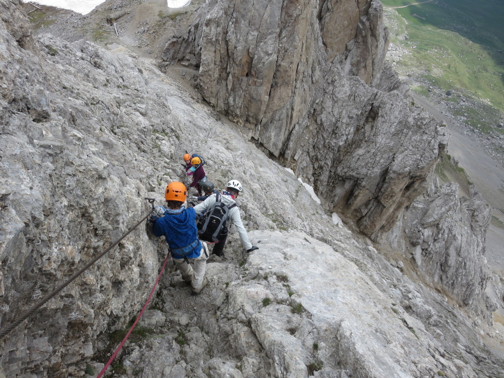 Ferrata Bepi Zac - the First World War trail - Passo Pellegrino 