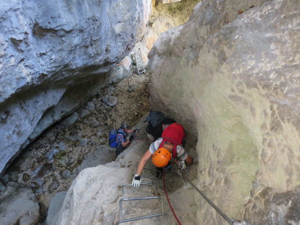 Klettersteig Burrone Etschtal 