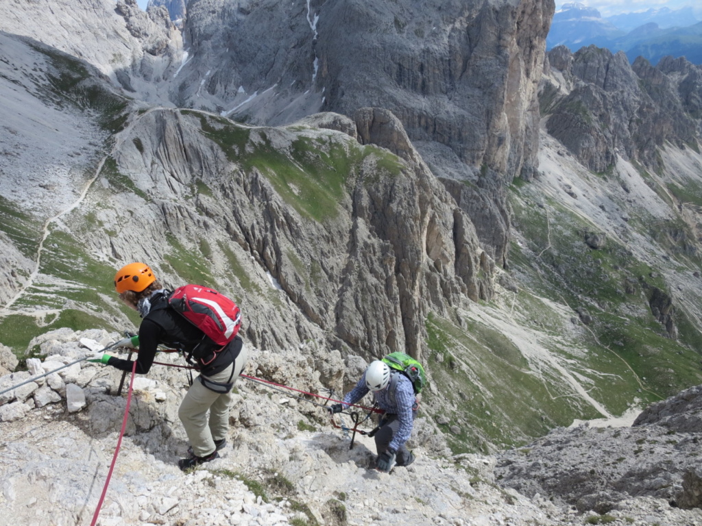 geführte Klettersteige Rosengarten