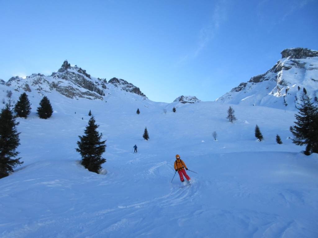 Tiefschneekurs Freeriden Dolomiten