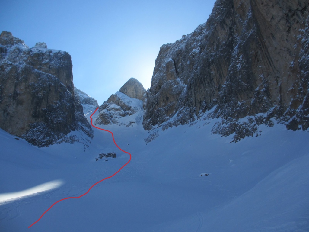 Ski touring Dolomites