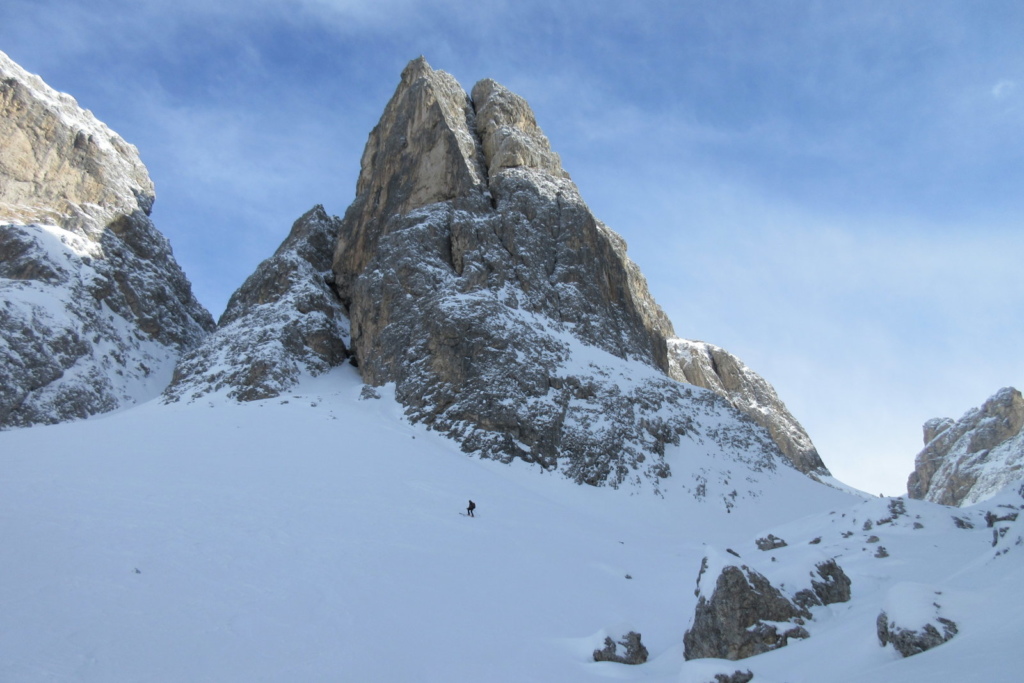 scialpinismo impegnativo Dolomiti 