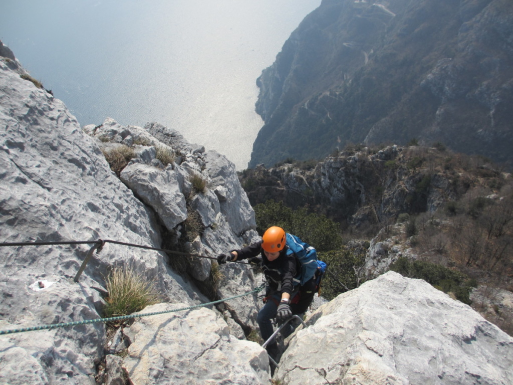 Klettersteig Susatti Capi Gardasee