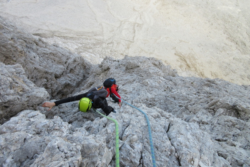 geführte Klettertour Rosengartenspitze