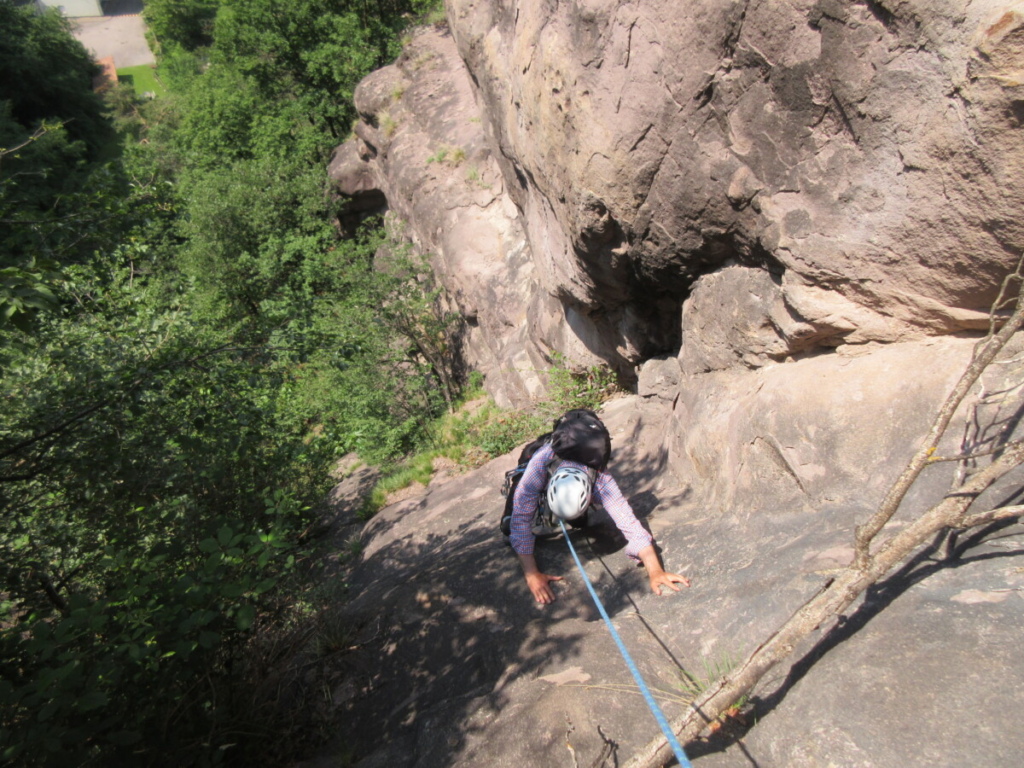 arrampicare sul porfido: vie lunghe intorno a Bolzano